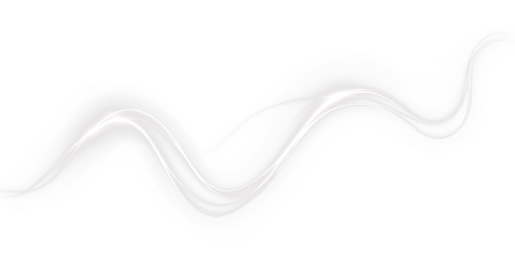 Abstract PNG overlay featuring smooth, flowing lines in soft white tones, creating a sense of elegance and tranquility for creative design projects and visual storytelling