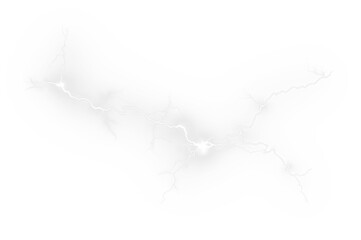 Abstract lightning png overlay with soft glow effect, showcasing dynamic energy and movement, perfect for creative projects and visual storytelling with copy space