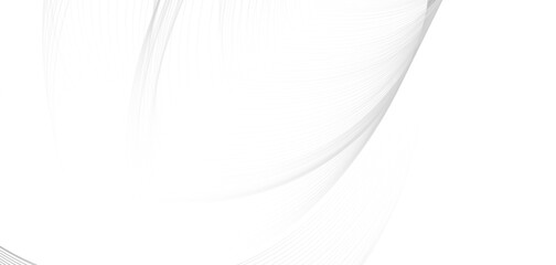 white background abstract. solid curved line art design.