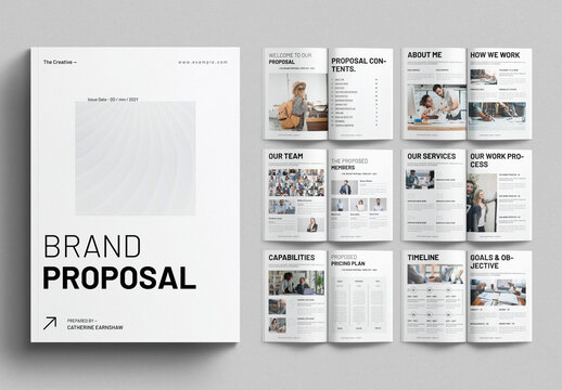 Brand Proposal Template Design Layout