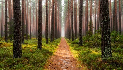 Fototapeta premium path in the woods