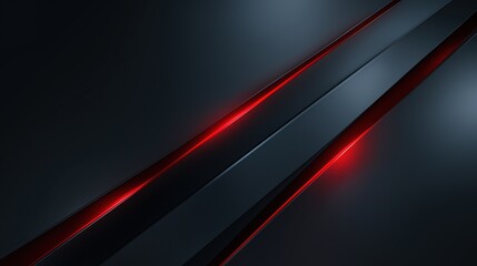 Futuristic technology background with sleek dark metallic design featuring vibrant red lighting accents and modern digital abstract elements for innovative visual appeal