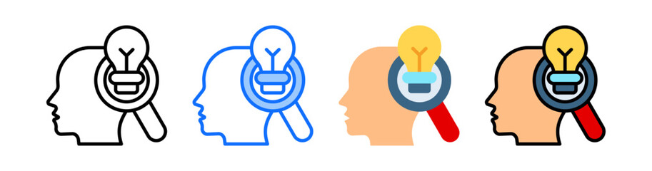 Smart Research Icon Collection Set Multiple Style