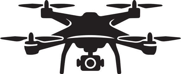 drone illustration vector silhouette