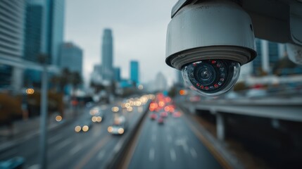 Intelligent Monitoring: Urban street view captured through AI tracking lens
