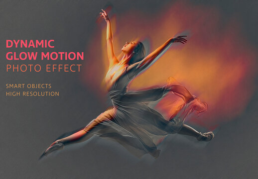 Dynamic Glow Motion Photo Effect