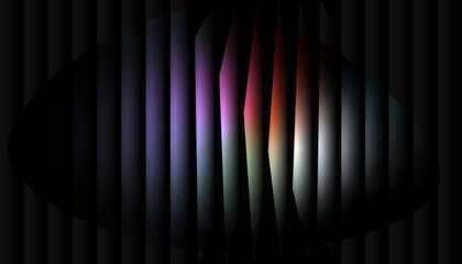 Abstract Neon Gradient Lines Background — Dark Light Glow Pattern