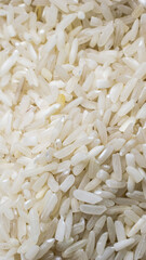 Grains of white rice. background or texture