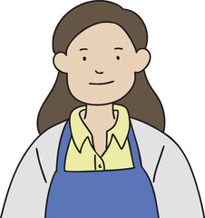 사장 또는 점원 사람 일러스트 1