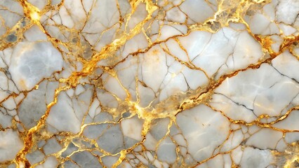 Golden Veined Marble Slab