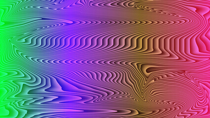 Abstract Colorful Wavy Lines Background with Gradient Effect