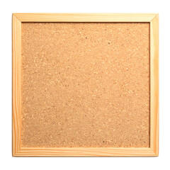 Fototapeta premium Wooden framed cork board with textured surface