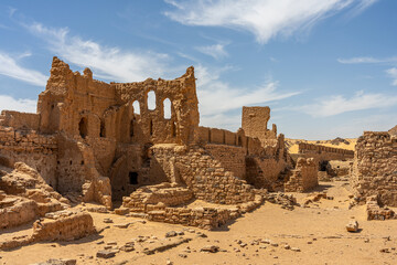 Ruins of Monastery of Saint Simeon, Aswan, Egypt