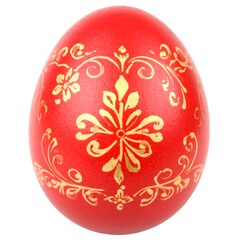 Ornate red Easter egg