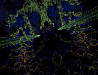 Imaginatory fractal abstract background Image