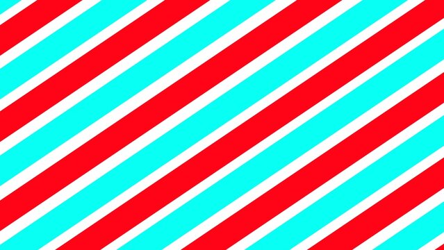 Simple cyan and red diagonal stripe background for creative design, poster, or wallpaper use.