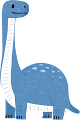 Cute Hand-Drawn Dinosaur