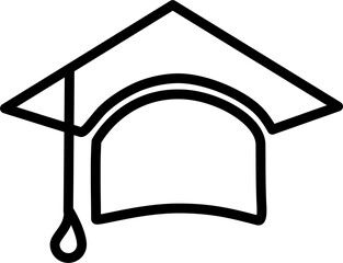 Graduation Drawing vector