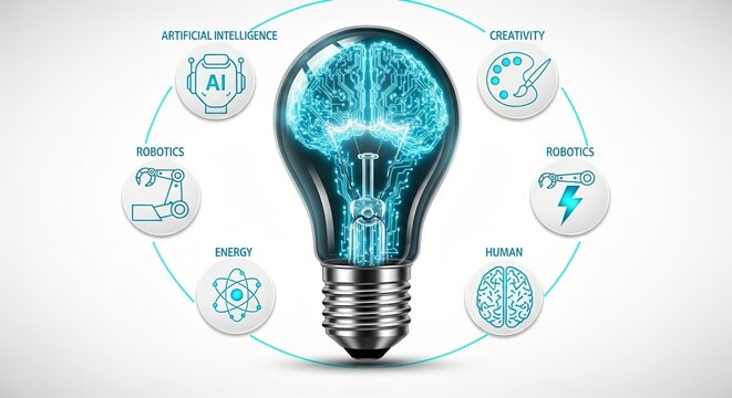 Unleash innovation with artificial intelligence, robotics and human creativity
