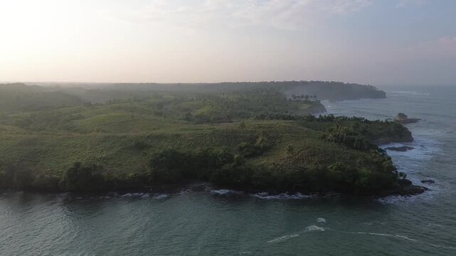 Sunrise at Ujung Genteng Beach