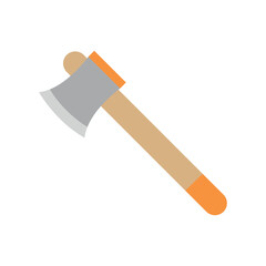 wood axe icon vector design