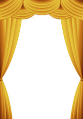 Stage Curtain Frame Background (Vertical)