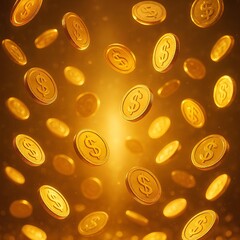 gold coins background