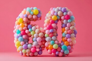 Colorful Balloon Decorations for 60th Birthday Celebration Event