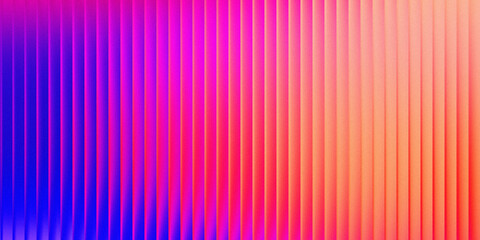 Vibrant gradient vertical line texture from blue to pink orange