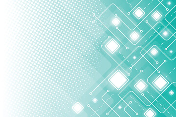 Abstract blue geometric background with square pattern design