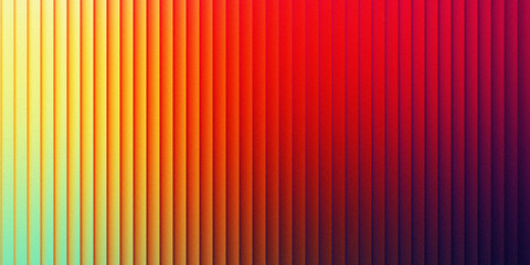 Vibrant vertical blinds with colorful warm to cool gradient