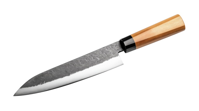 Japanese Chef Knife Professional Kitchen Tool Stainless Steel Wood Handle Sharp