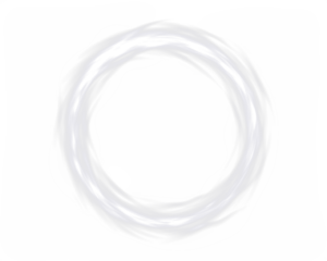 Soft white circular PNG overlay with ethereal glow effect, perfect for enhancing design projects, creating dreamy backgrounds, and adding artistic flair to visuals