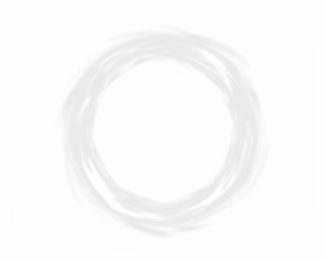Soft, ethereal white circular PNG overlay with gentle brush strokes, perfect for enhancing designs, creating dreamy effects, and adding a touch of elegance to various projects