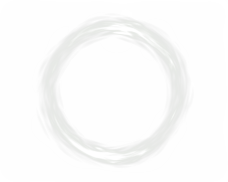 Soft white circular PNG overlay with blurred edges, ideal for creative design projects, providing a dreamy and ethereal atmosphere for various applications