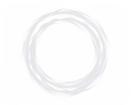 Soft white circular PNG overlay with ethereal glow effect, perfect for enhancing design projects, creating dreamy backgrounds, and adding artistic flair to visuals