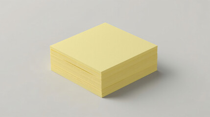 Yellow Sticky Notes Stack – Planning & Ideas Concept