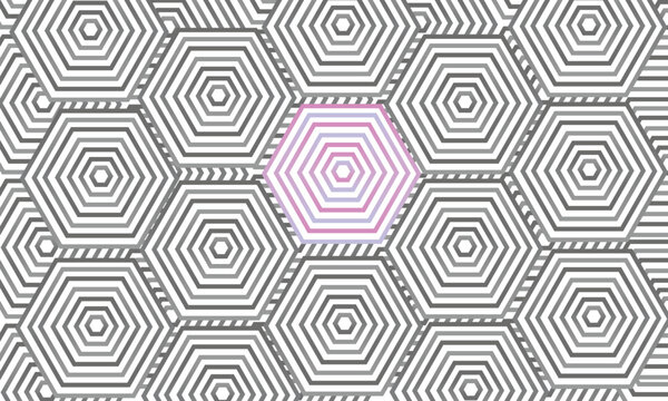 Seamless Geometric Vector Pattern - stock illustration Seamless hexogen vector design.