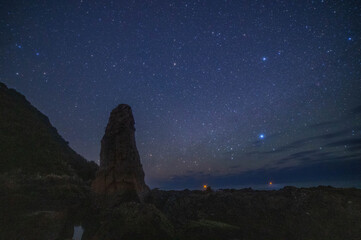 須賀無田海岸の星空