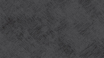 Obraz premium Dark charcoal grey textured background with intersecting diagonal hatched lines and subtle speckles creating a woven pattern