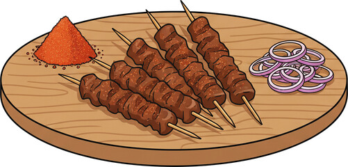 Suya Skewers with Yaji Spice