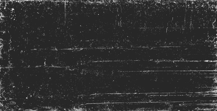 Black grunge texture with horizontal lines vector background