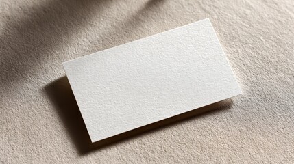 Textured Paper Background Business Card Mockup
