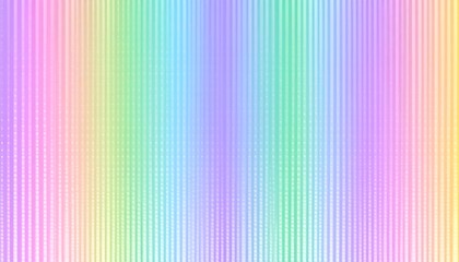 Pastel-colored background. Vertical, pixelated lines create a soft, blended effect, displaying hues of pink, purple, yellow, and blue. Subtle visual texture
