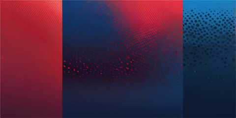 Red and blue abstract vector pattern technology design for digital banner backdrop © nur