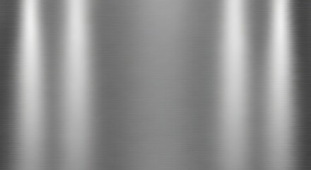 Brushed metal texture background surface with light reflections effect