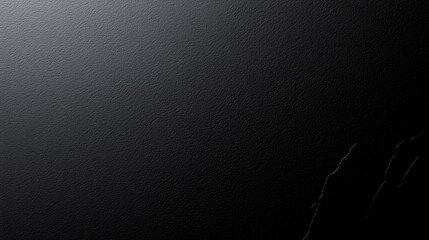 Minimalist Dark Textured Surface Background with Subtle Grain and Faint Cracks on the Corner