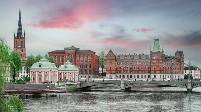 Fototapeta Stockholm, Capital of Sweden or also known as capital of Scandinavian. 