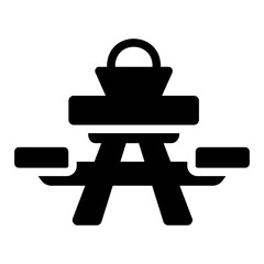 picnic Solid icon