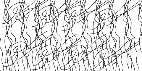 Chaotic Hand-Drawn Line Art Texture